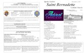 Iglesia Catolica December 3, 2017 Saint Bernadettemyplace.frontier.com/~st_bernadette/bulletins/Bulletin 120317.pdf · Mass Schedule/Horario de Misas Monday/Lunes—12 Noon/Mediodia