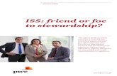 ISS: friend or foe to stewardship? - PwC UK€¦ · ISS: friend or foe to stewardship? January 2018 The impact of ISS on voting outcomes is material, but not so great as is commonly