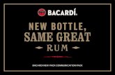 BacardÍ Superior BecomeS - ALM€¦ · name gold oro alm code 566014 Barcode (gs1) no change tun no change Bottle height 300mm 307mm pallet configuration no change pricing no change