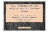 New concepts for lightweight composite materials for ... › Pdf › New concepts for lightweight composite mat… · Composite tows: transversely isotropic damage model (A. Melro,