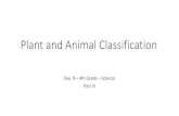 Plant and Animal Classification › cms › lib › SC02209149...as vertebrates or invertebrates? •How do we classify organisms? I-Can Statement(s) Distinguish I can distinguish