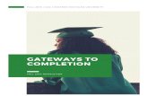 The Gateways to Completion (G2C) process · Fall 2015 Fall 2016 Fall 2017 0 10 20 30 40 50 Fall 2015 Fall 2016 Fall 2017 In Fall 2017, instructors in 5 of 6 sections redesigned their