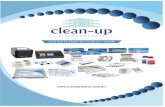 Clean Up Biotecnologiacleanupbrazil.com.br/folder.pdf · autoclaves com pré.vácuo que operam a 1340C por7 minutos 011 a 1210C por 20 minutos de exposiÇäo direta. Proportiona lima