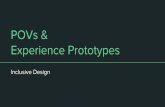 POVs & Experience Prototypes › class › cs194h › projects... · Vote your fav Interpreter (most successful) Assumptions: Interpreters are interested in working with artists that