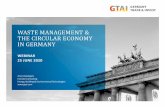 WASTE MANAGEMENT & THE CIRCULAR ECONOMY IN GERMANYenviaments.accio.gencat.cat/.../docs/...Economy_in_Germany_20062… · WASTE MANAGEMENT & THE CIRCULAR ECONOMY IN GERMANY WEBINAR