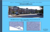 Hamilton - Baltimore City Health Departmenthealth.baltimorecity.gov › sites › default › files › 25 Hamilton.pdfThe percent of the Hamilton population 16 years of age and older