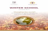 WINTER SCHOOL - Stellenbosch University Documents/News...ministry, namely: (1) Theological reflection is needed with regards to who the youth is; (2) Youth ministry needs theological