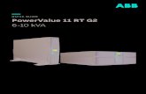 QUICK GUIDE PowerValue 11 RT G2 6-10 kVA · 2 POWERVALUE 11 RT G2 6-10 KVA QUICK GUIDE ocument information 4NWP103183R0001_ABB_QIG_PVA11 6-10kVA-RT_ML_REV-B PowerValue 11 RT G2 6-10