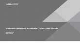 VMware Remote Analysis Tool User Guide · VMware Remote Analysis Tool User Guide Version 1.0 . VMware Remote Analysis Tool User Guide . Version 1.0 . May 2013