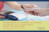 FARMER & FARM STAND GUIDE TO THE FNS APPLICATION › wp-content › uploads › 2019 › 07 › FNS-Ap… · This guide will take you step by step through the online FNS application