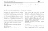 Classical biological control of insect pests of trees ... · control agents have been carried out worldwide to control insect pests (Cock et al. 2016). Similarly, over 2000 releases