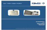 GV 700 VIE PORT · 2017-02-02 · 5 5 The GV-700 Vibe Port is designed to work out of the box without any user configuration. The GV-700T and GV-701R Wireless Vibration Monitoring