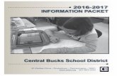 2016-2017 INFORMATION PACKET › cms › lib010 › PA01916442 › Centricity... · 2016-12-07 · 2016-2017 INFORMATION PACKET Central Bucks School District 20 Welden Drive • Doylestown