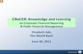 CReCER: Knowledge and Learning - CPCES › wp-content › uploads › Adu-Elizabeth.pdf · CReCER: Knowledge and Learning on Corporate Financial Reporting & Public Financial Management