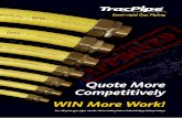 Quote More Competitively WIN More Work!tracpipe.co.uk › uploads › downloads › TracPipe_Brochure... · FGP-28x28mm 28mm Comp for DN28 Trac 16/box 0.30kg FGP-32x22mm 22mm Comp