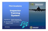 Inspector Training System · Training Category 3.0 Surveillance 3.000 Formal Course Name: Air Operator Surveillance - Operations Formal Course Number: 3001 Surveillance Air Operator