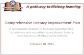 Comprehensive Literacy Improvement Plan · Comprehensive Literacy Improvement Plan (CLIP) •Builds on our strengths; not another change of course, but clearer commitment to “what