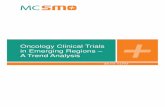 Oncology Clinical Trials in Emerging Regions – A Trend ... · According to estimate on an average Pharmaceutical companies spend between $6.5 billion and $8 billion per year on