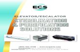 ELEVATOR/ESCALATOR · 2020-05-01 · escalator, based on the rise of the unit. 3 HANDRAIL UV STERILIZATION DEVICE UV-C Sterilization Light 2. Two-dimensional Structure 3. 3-D Drawing