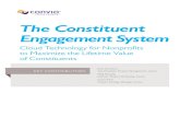 The Constituent Engagement System - THE CONSTITUENT ENGAGEMENT SYSTEM 4 CONSTITUENT ENGAGEMENT Changing