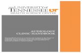 audiology clinic Handbook - uthsc.edu€¦ · AUDIOLOGY CLINIC HANDBOOK This handbook serves as a resource for students in the Doctor of Audiology (Au.D.) program. It provides detail