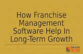 How Franchise Management Software Help In Long-Term Growth