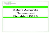 Adult Awards Resource Booklet 2020 - Girl Scouts · Adult Awards at a Glance . Award . Deadline Date Presented at Area Benefited by Service Items Needed . Years of Membership Pins