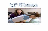 Community Health Needs Assessment 2018 - St Anthony's ... · consulting physicians. ... Distinction Specialty Care program in 2017 ... Wound Healing Center from Healogics − Three-Year