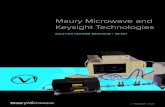 Maury Microwave and Keysight Technologies · Maury Microwave provides a full range of passive, active, hybrid-active and vec-tor-receiver fundamental and harmonic load pull solutions.