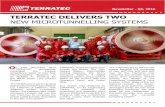 TERRATEC DELIVERS TWOterratec.co/files/Terratec_Newsletter_Q1_2016.pdf · 2016-01-04 · Newsletter - Q1, 2016 O. In the last three years, TERRATEC has sold twenty-one (21) Microtunnelling