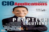 PROPTECH...SOLUTIONS PROPTECH TOP 10 SOLUTION PROVIDERS - 201 9 veryone has heard that location is everything in real estate. Likewise, providing international software requires an