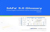 SAFe 5.0 Glossary · Model-Based Systems Engineering (MBSE) Model-Based Systems Engineering (MBSE) is the practice of developing a set of related system models that help define, design,