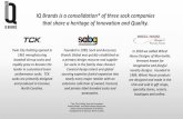 IQ Brands is a consolidation* of three sock companies that ... · IQ Brands is a consolidation* of three sock companies that share a heritage of Innovation and Quality. Twin City