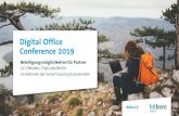 Digital Office Conference 2019 · 2019-05-08 · 6,61 5,06 4,25 - 6,00 - 7,14 Titelbereich Inhaltsbereich Fußzeile 12,33 Inhaltsbereich -12,33 Abstandsangaben; Bitte einhalten (Bsp.:
