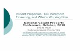 vacant property, Tax Increment Financing, and What's ...redevelopmenteconomics.com/yahoo_site_admin/assets/... · Connecticut – State Loan and Guarantee ... Microsoft PowerPoint