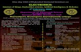 One day UGC-CPE funded National Seminar on ELECTRONICS · One day UGC-CPE funded National Seminar on ELECTRONICS: Internet of things, Embedded systems, Artificial Intelligence & Robotics