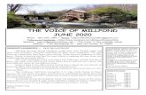 THE VOICE OF MILLPOND JUNE 2020 · look online at our Facebook page and/or Nextdoor Millpond Estates and/or the clubhouse front door for any changes to Millpond openings or closing.