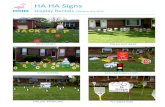 HA HA Signshahasigns.com/docs/hhs_displays.pdf · 2015-08-20 · HA HA Signs Display Rentals Effective July 2015 STORK (Boy/Girl Scarf) Inflatable BEAR (Boy/Girl Scarf) Inflatable