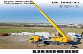 Telescopic Crane LTF 1045-4...6 < 10 t < 10 t 10 t 10 t LTF 1045-4.19 Alleviated registration possibilities For mobility and flexibility serve the compact dimensions and low axle loads