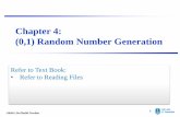 Chapter 4: (0,1) Random Number Generationfac.ksu.edu.sa/...lec06-testing_0-1_random_number_generation-sep_… · (0,1) Random Number Generation Refer to Text Book: • Refer to Reading