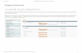 THEME ELECTRONICS - Magento · 31/03/2017 THEME ELECTRONICS | Pagayo Manuals  1/1 Electronics is the PT004 default theme.