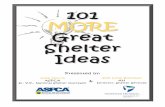 101 MORE Great Shelter Ideas - Adopt a Pet-Directory.Com101 More Great Shelter Ideas created by the ASPCA and American Humane, 2003 1 IDEA NUMBER 1 “BARKING FOR BUCKS” Greater
