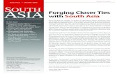 Forging Closer Ties with South Asia · Forging Closer Ties with South Asia MITA No: 121/01/2005 Issue No.2 • October 2005. ... components and systems technology. Its exports of