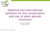 ECPGR and AEGIS · ECPGR is a collaborative Programme among most European countries, aiming at ensuring the long-term conservation and facilitating the utilization of plant genetic