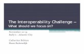 The Interoperability Challengedv.himsschapter.org/sites/himsschapter/files/Chapter...Today’s Talking Points • Interoperability is an essential capability to enable transparent