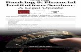 SECOND ANNUAL Banking & Financial Institutions Seminar: A ... › documents › Financial... · This seminar invitation is from the Banking & Financial Institutions Group of Akerman