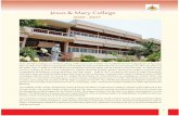 Jesus & Mary College · Jesus & Mary College Jesus and Mary College, a constituent college of the University of Delhi, was established by the Congregation of Jesus and Mary in 1968.