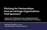 Session 4B: “Challenges for the Heritage Movement” National … · 2012-10-26 · Matthew Inman, Creator of The Oatmeal comic website, launched an online fundraising campaign
