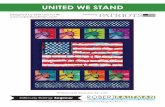 UNITED WE STAND Just Kisses - Robert Kaufman Fabrics › assets › pdf › UnitedWeStand.pdf · Difficulty Rating: Beginner Just Kisses Designed by Elise Lea for RK Featuring UNITED