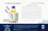 SMALL BATCH JAPANESE WHISKY › content › uploads › 2020 › 06 › ... · Rich profile of sweet cereals and malty dried fruit with a light touch of smoke and honey on the finish.
